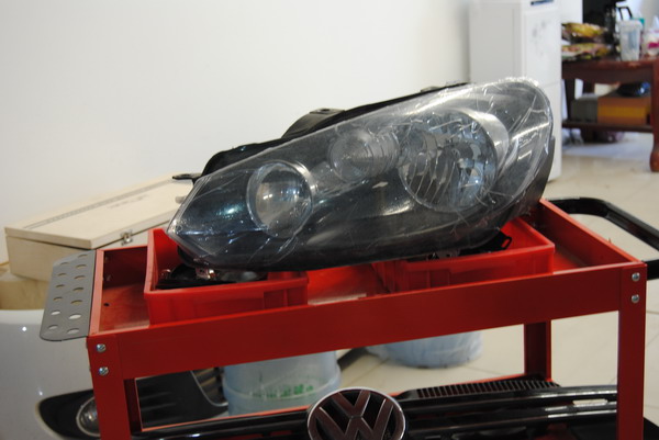 东莞途观改灯双光透镜多少钱,海拉大灯途观