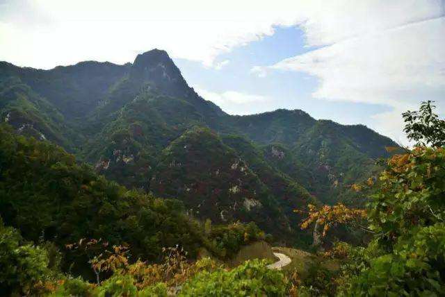 秋天熊耳山,河南熊耳山