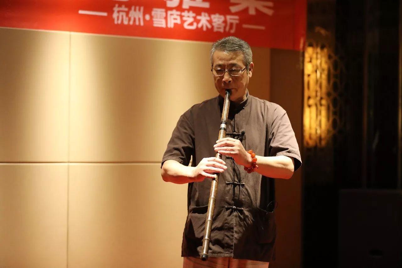 箫园秋分箫友雅集聚于杭州“雪庐”交流箫艺术