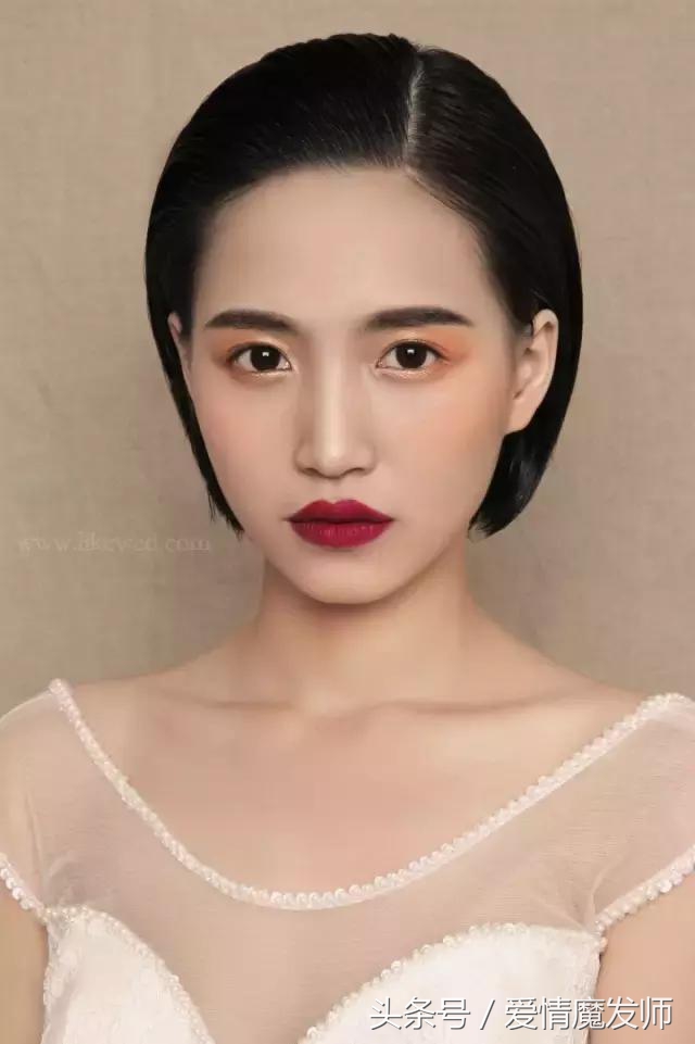 短发新娘可以自己弄的造型,短发新娘造型秀禾服