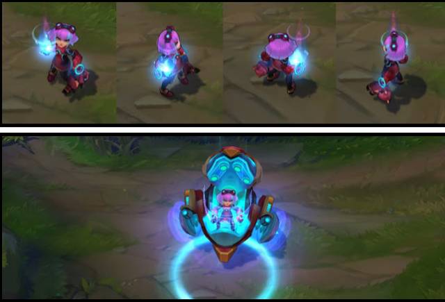 特效堪比传说的史诗皮肤,安妮银河魔装机神皮肤特效