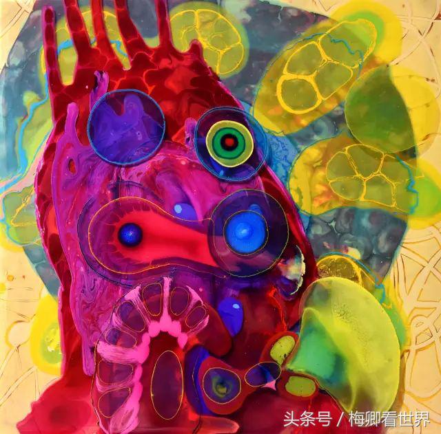 点滴艺术画,神奇的雨滴绘画