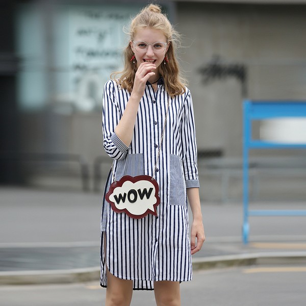 条纹衬衫怎么穿才能时髦每日穿搭 (条纹衬衫怎么穿才好看又时尚)