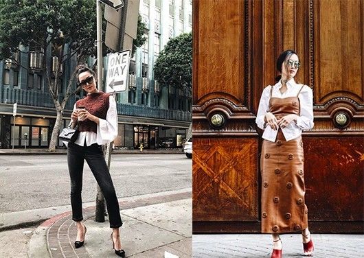 入秋必买的长袖衬衫打造职场范,入秋好看的收腰衬衫