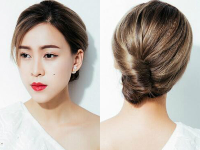 怎么盘头发好看简单的方式,怎么用一根头绳盘头发简单好看