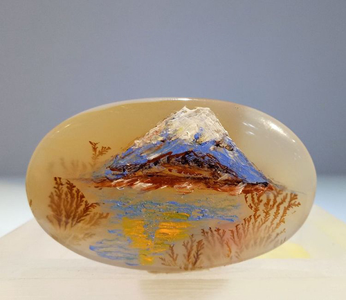 石头上的书法创作,石头上雕刻艺术品