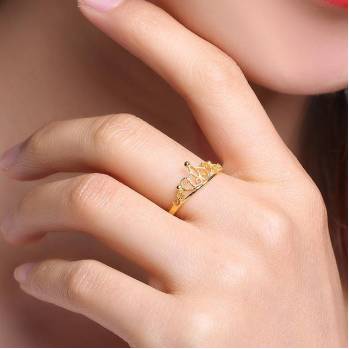 女士黄金戒指有什么讲究,珠宝戒指佩戴的讲究