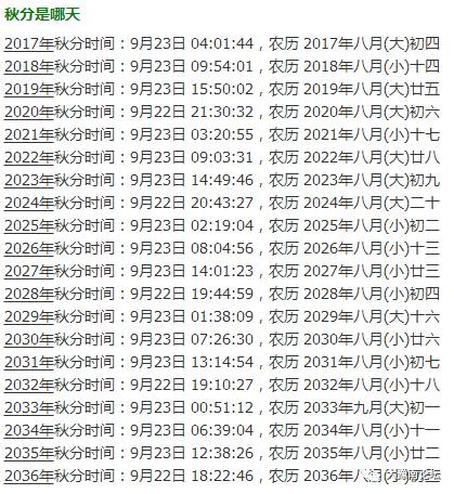 信阳人往这儿看!秋分过后,这些事你最好知道哟!
