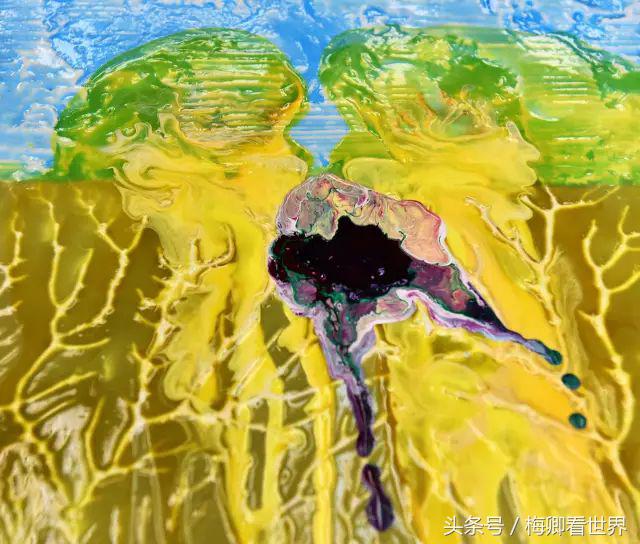 点滴艺术画,神奇的雨滴绘画