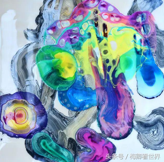 点滴艺术画,神奇的雨滴绘画