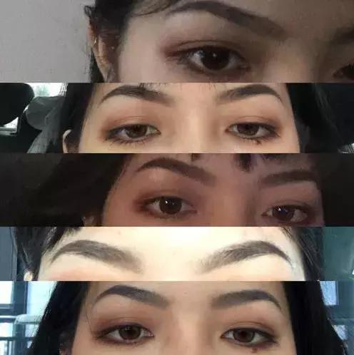 眉毛画法教程挑眉,画眉毛挑眉