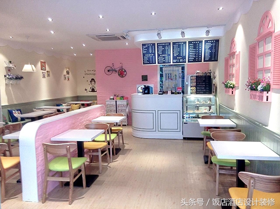 创业首选的甜品店装修设计方案,一站式甜品店装修设计布局