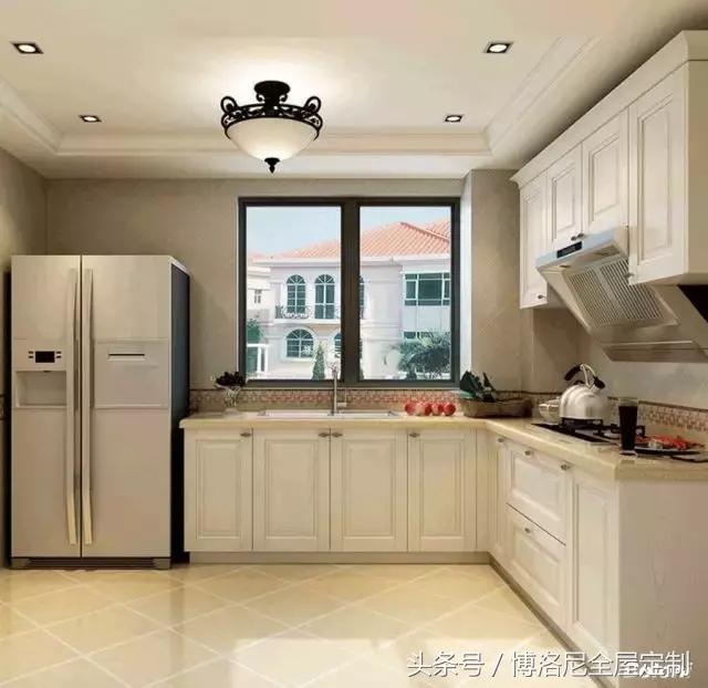 浪漫简欧风橱柜,经典法式田园风橱柜