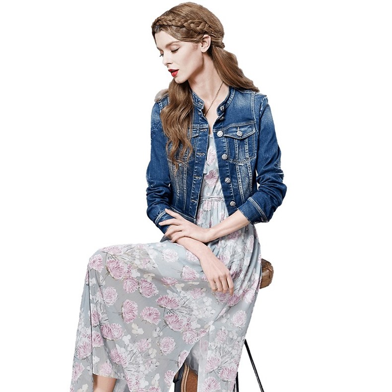 紧身牛仔穿出优雅气质,牛仔系类穿出大牌感觉