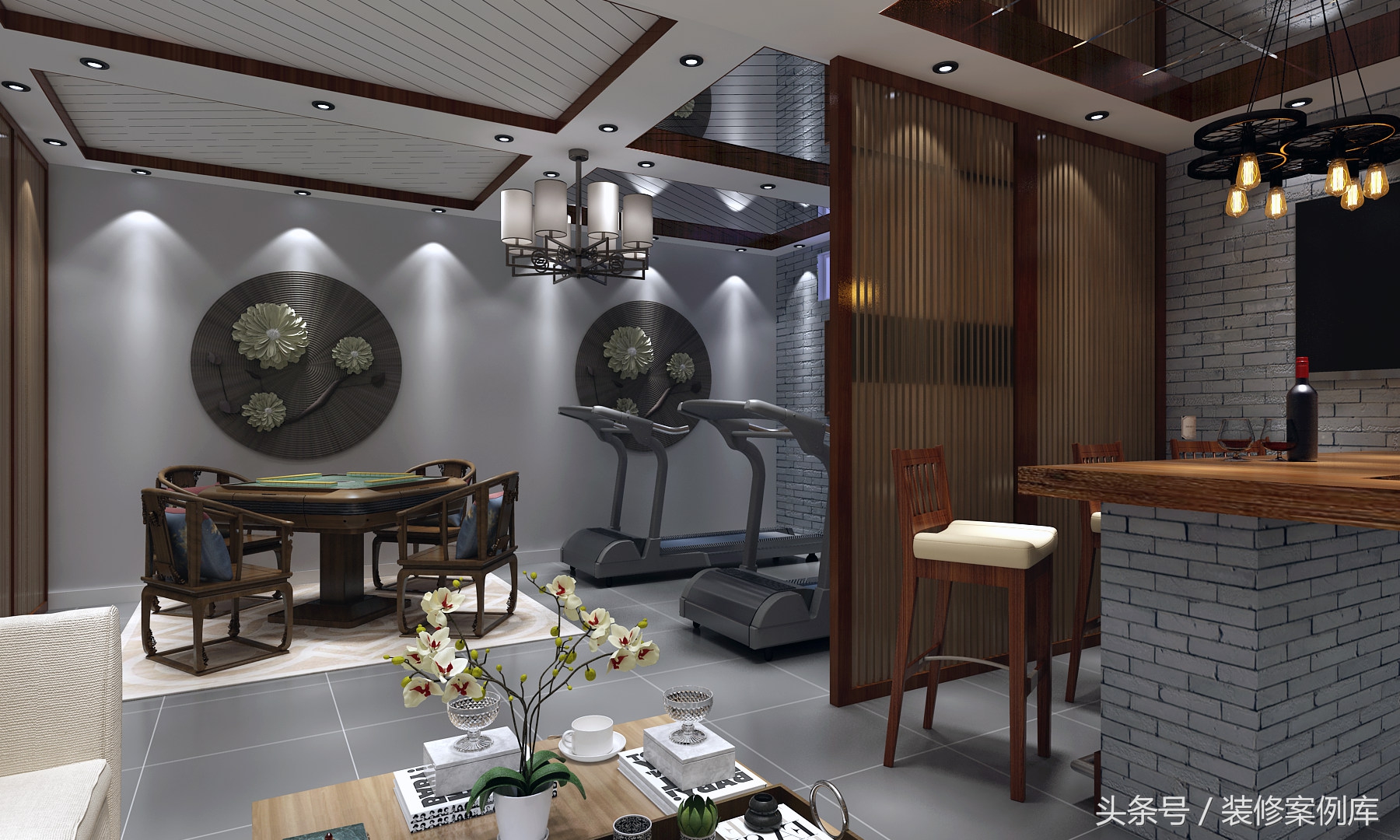 石家庄瑞府360平米别墅,石家庄瑞府三室装修