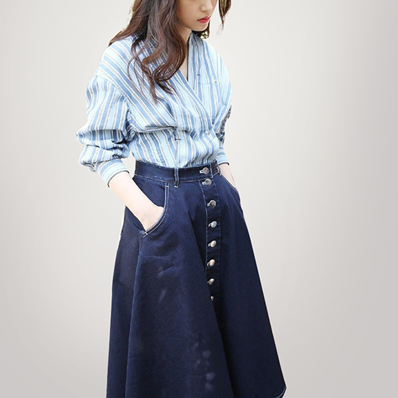 紧身牛仔穿出优雅气质,牛仔系类穿出大牌感觉