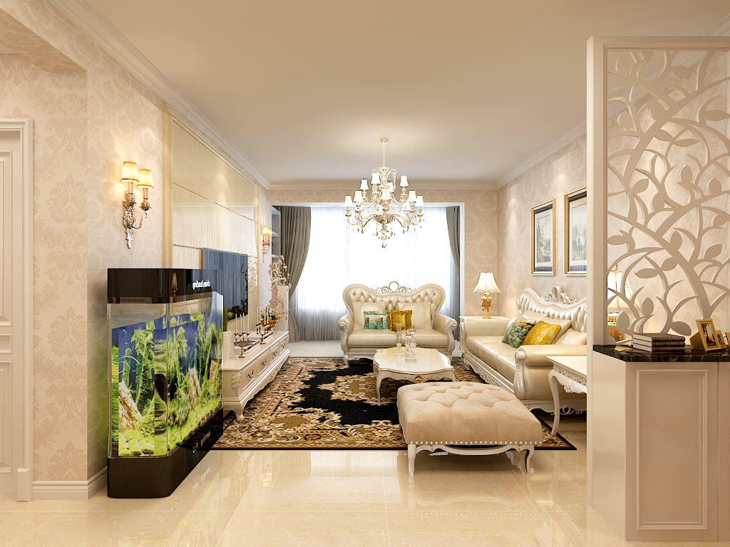 西江苑别墅装修效果图,西江苑别墅装修介绍