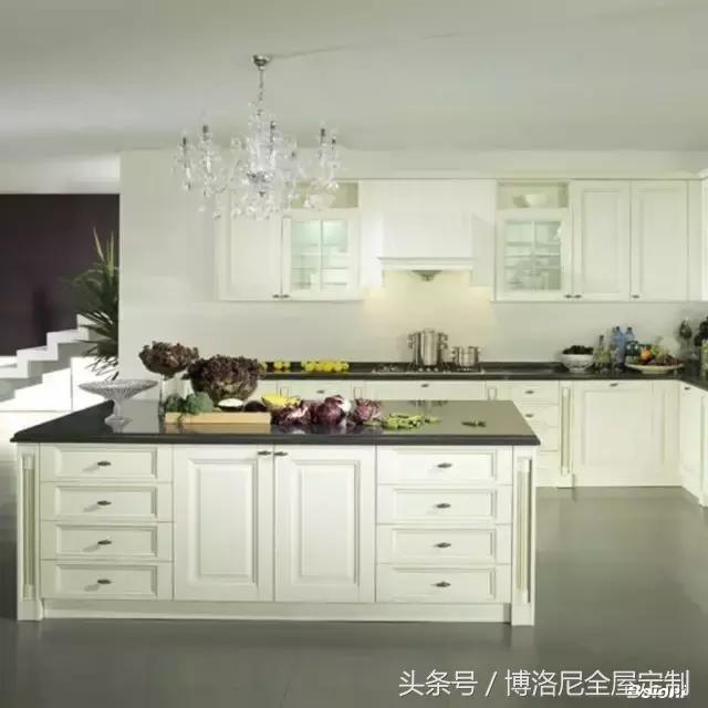 浪漫简欧风橱柜,经典法式田园风橱柜