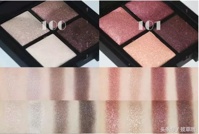 kiko01四色眼影盘,粉质细腻不输大牌的平价眼影