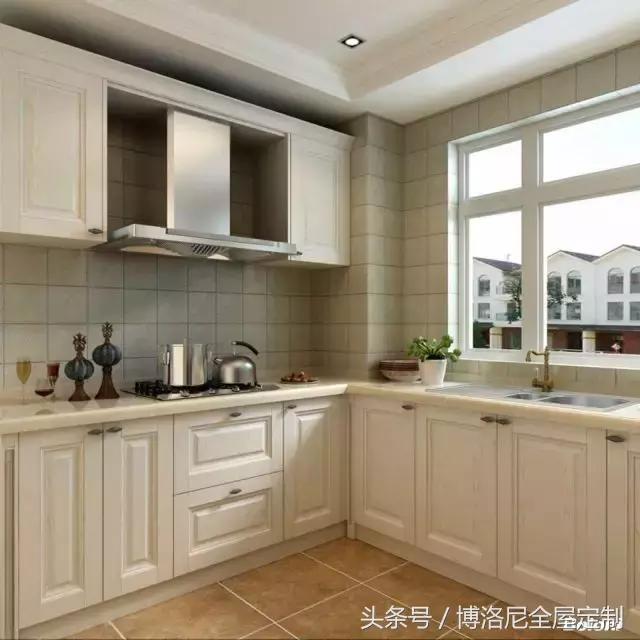 浪漫简欧风橱柜,经典法式田园风橱柜