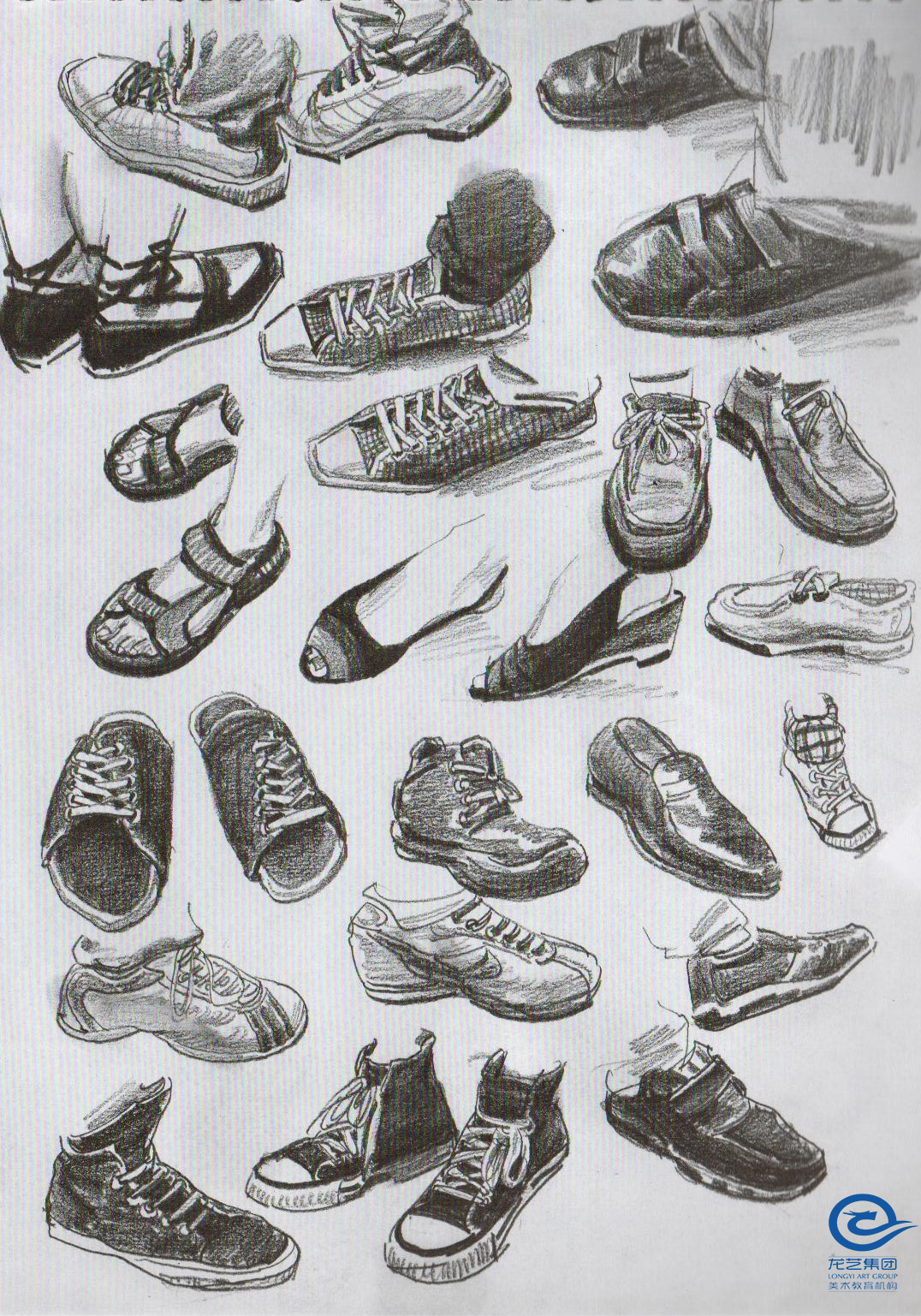 考前必看龙艺画室的速写