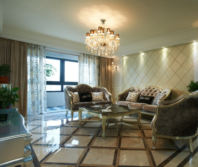 邻居超羡慕餐厅设计，无锡华仁凤凰城165平，简欧三居室硬装14万