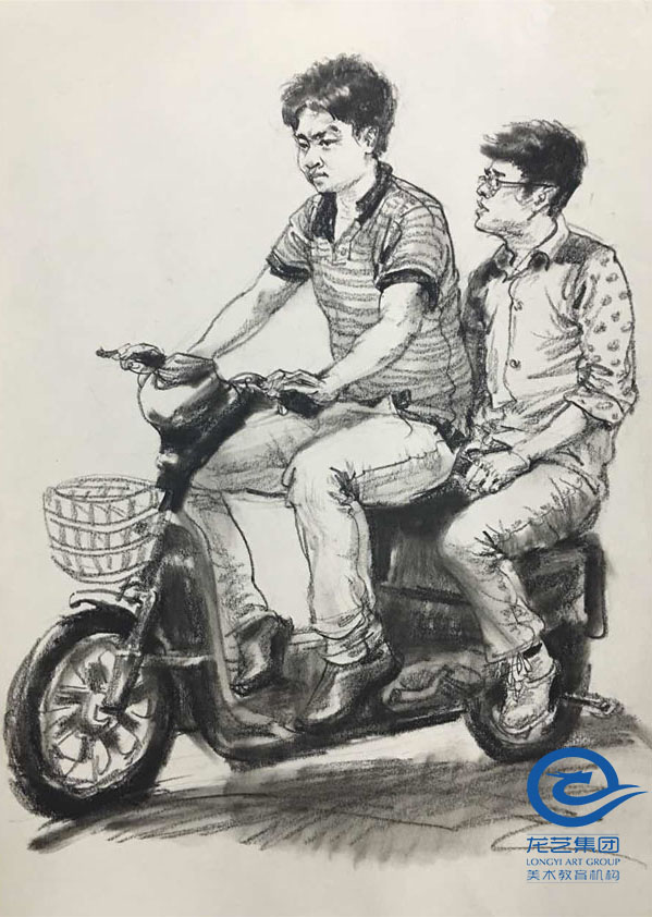 考前必看龙艺画室的速写