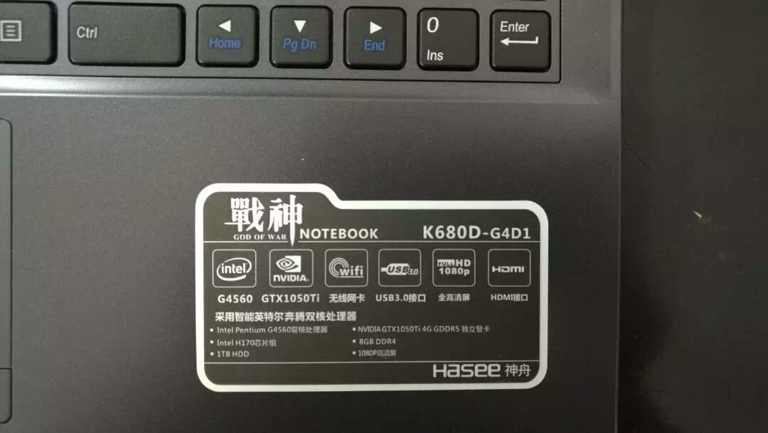 神舟用g4560处理器的是哪款,奔腾g4560搭配1050ti显卡能吃鸡吗