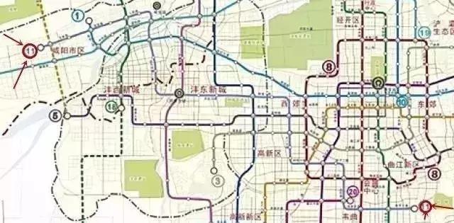 西安地铁最全17条线路一览，八号环线动工在即，看看你家附近的……