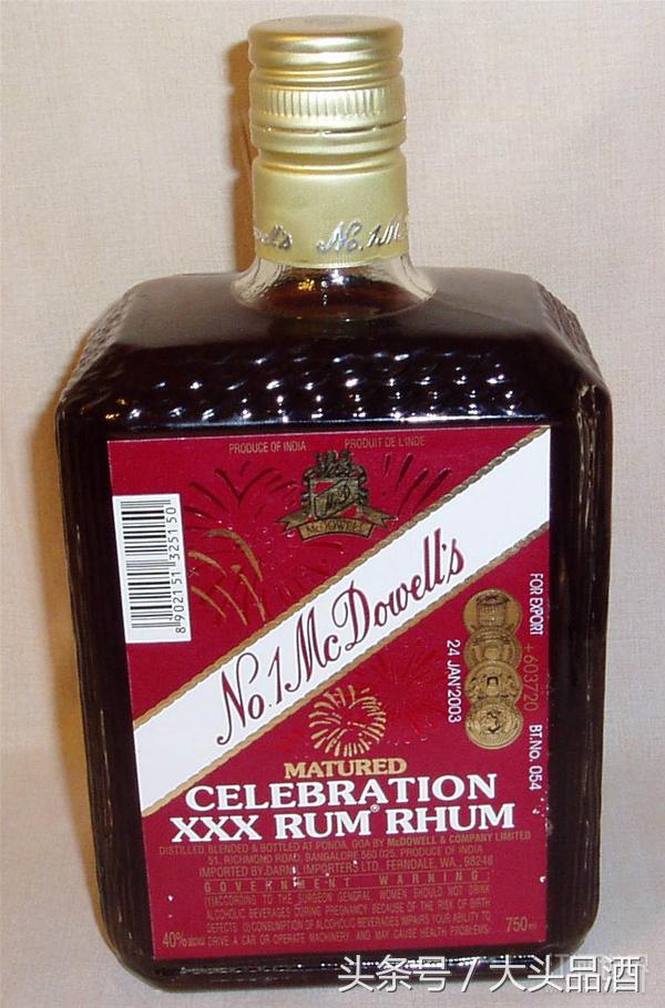 全球十大威士忌品牌有哪些,十大最畅销朗姆酒品牌