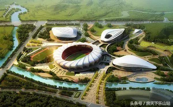 乐山市奥体中心城,城南换新地标