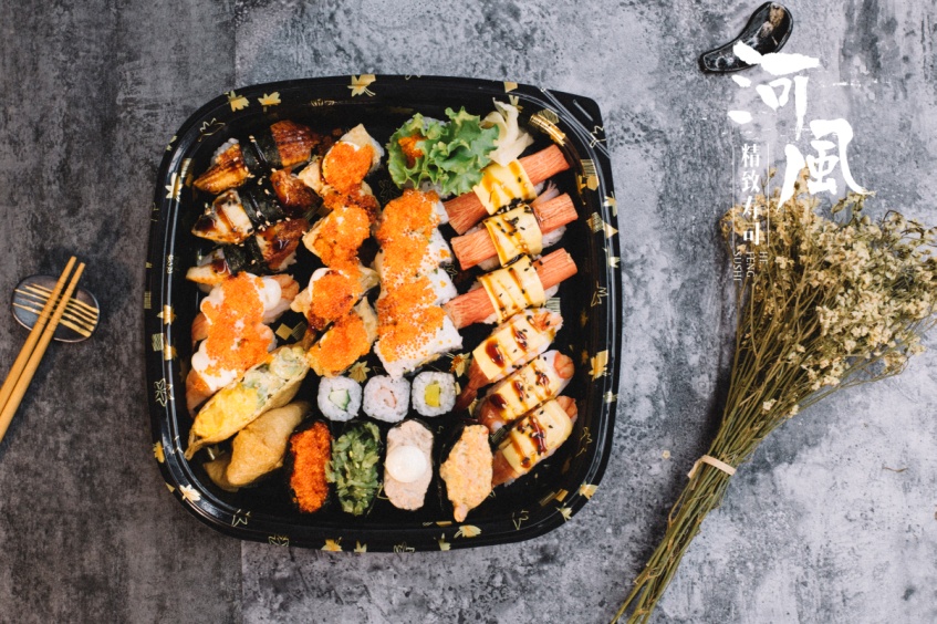 最好吃的寿司品牌外卖,河风精致寿司