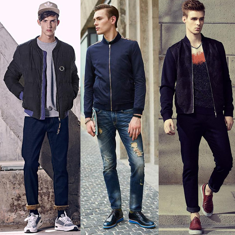 夹克马丁靴小脚裤,翻领夹克搭配直筒裤还是小脚裤