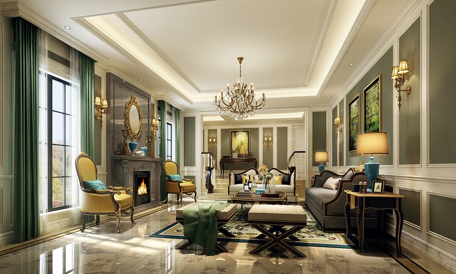 家装室内设计现代风格全套效果图,家装2020效果图欧式