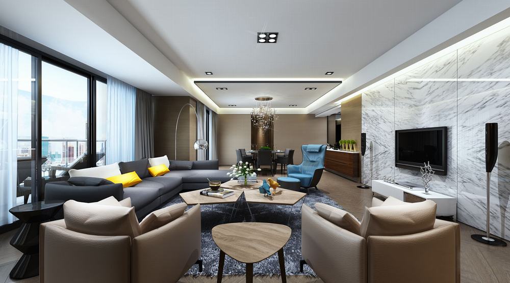 家装室内设计现代风格全套效果图,家装2020效果图欧式