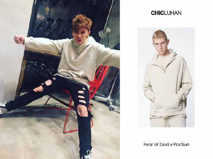 鹿晗同款衣服休闲风,鹿晗运动套装穿搭