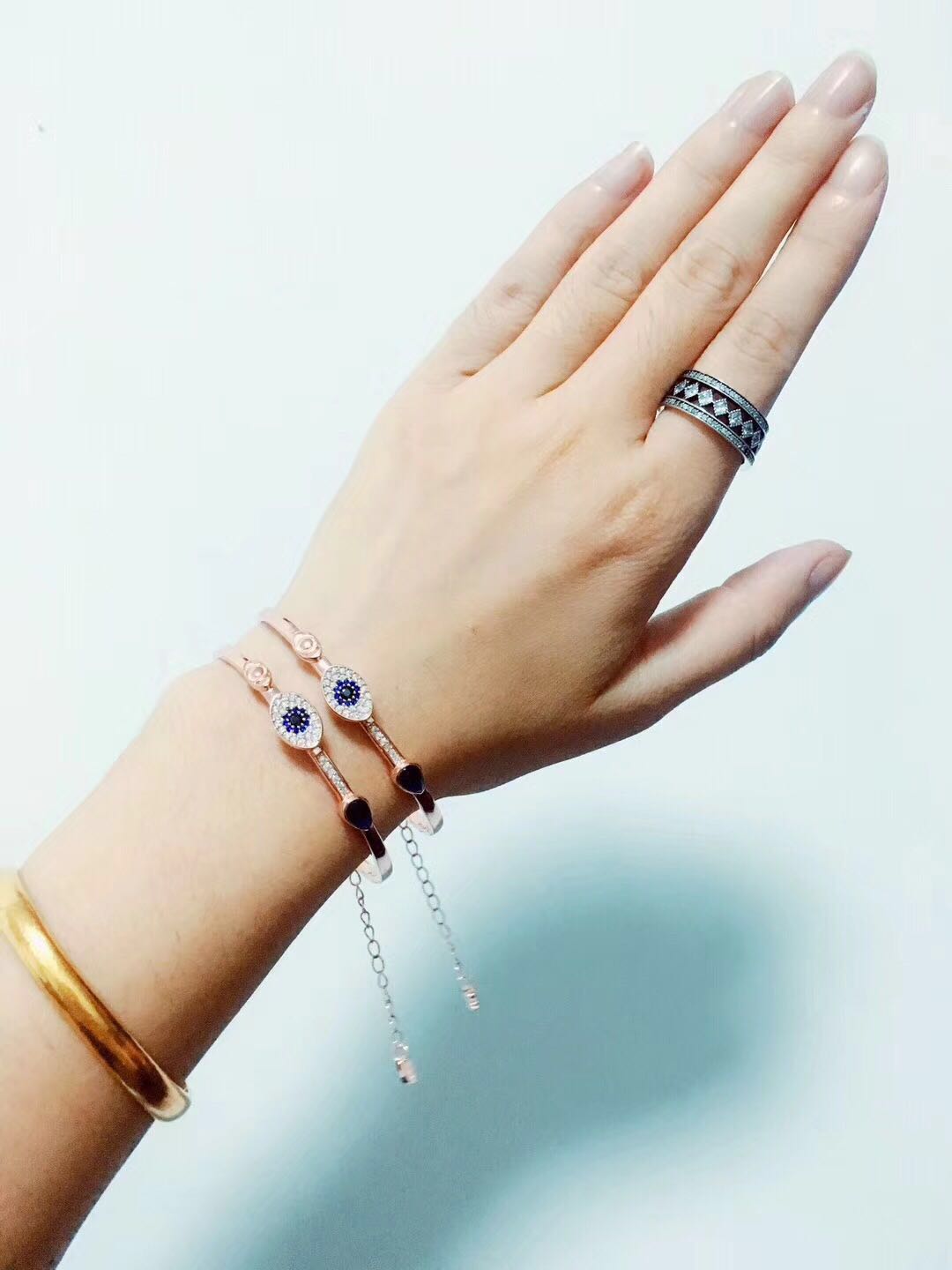 施华洛世奇swarovski恶魔之眼项链,swarovski施华洛世奇手镯