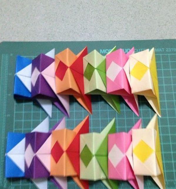 折纸樱花灯笼步骤图解,灯笼折纸方法大全图解