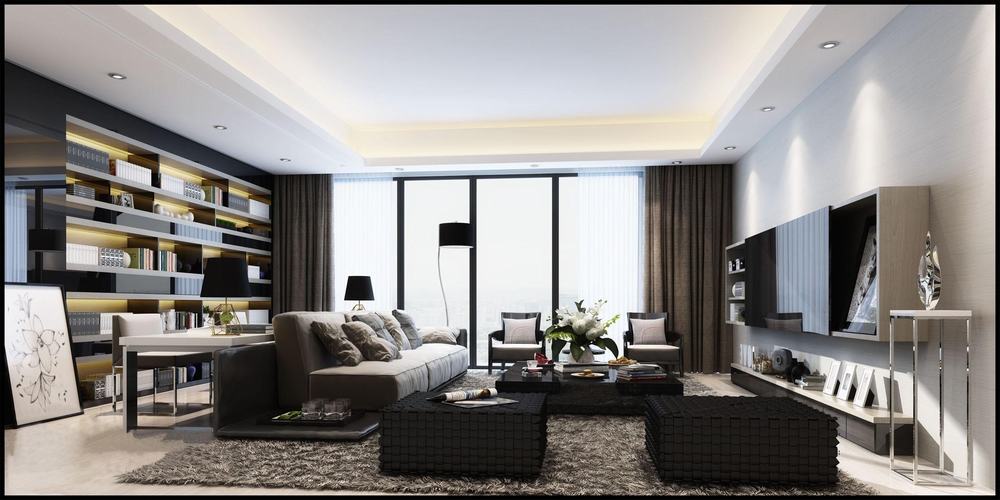 家装室内设计现代风格全套效果图,家装2020效果图欧式