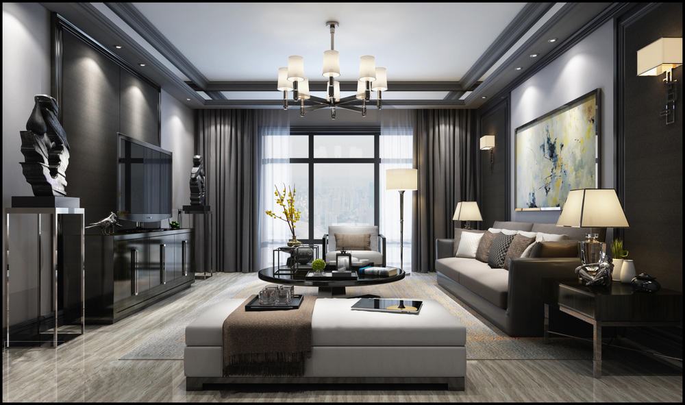 家装室内设计现代风格全套效果图,家装2020效果图欧式