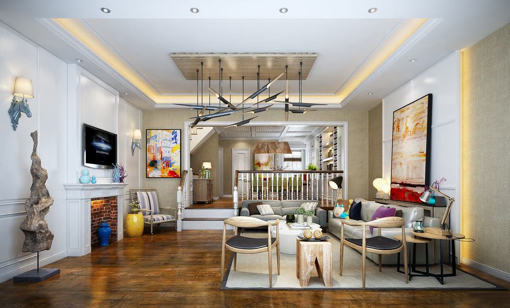 家装室内设计现代风格全套效果图,家装2020效果图欧式