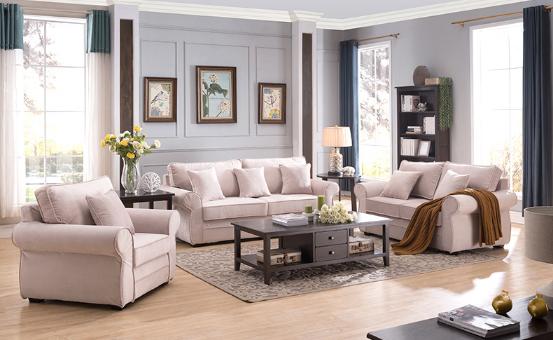 享受生活从客厅开始,纯原木美式家具