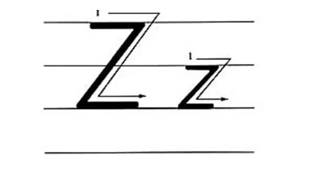 26个英语字母规范书写及美观方法,零基础学英语26个英文字母书写