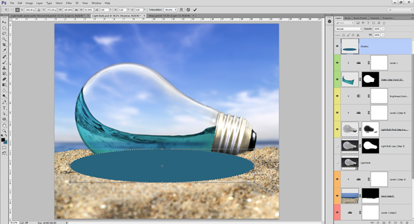 ps灯泡教程视频,ps平面灯泡教程