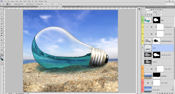 ps灯泡教程视频,ps平面灯泡教程