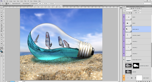 ps灯泡教程视频,ps平面灯泡教程