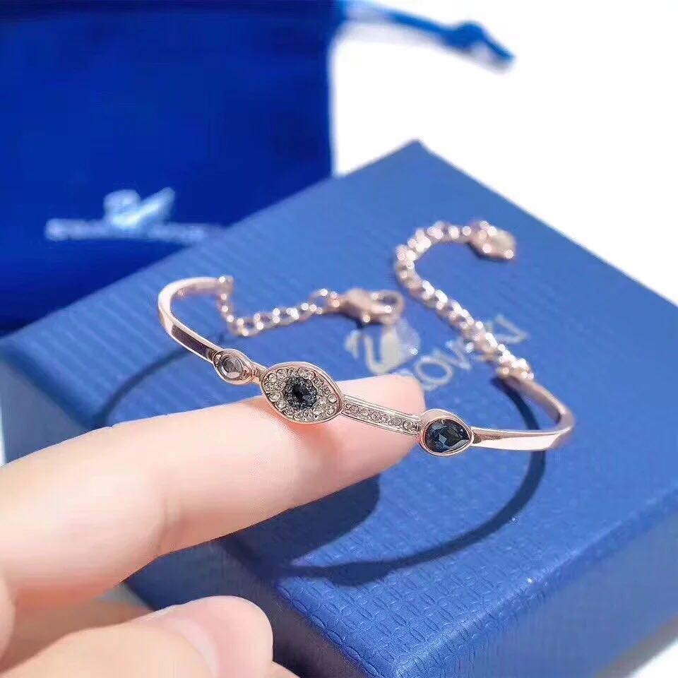 施华洛世奇swarovski恶魔之眼项链,swarovski施华洛世奇手镯