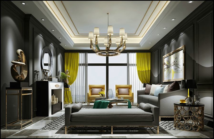 家装室内设计现代风格全套效果图,家装2020效果图欧式