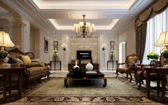 享受生活从客厅开始,纯原木美式家具