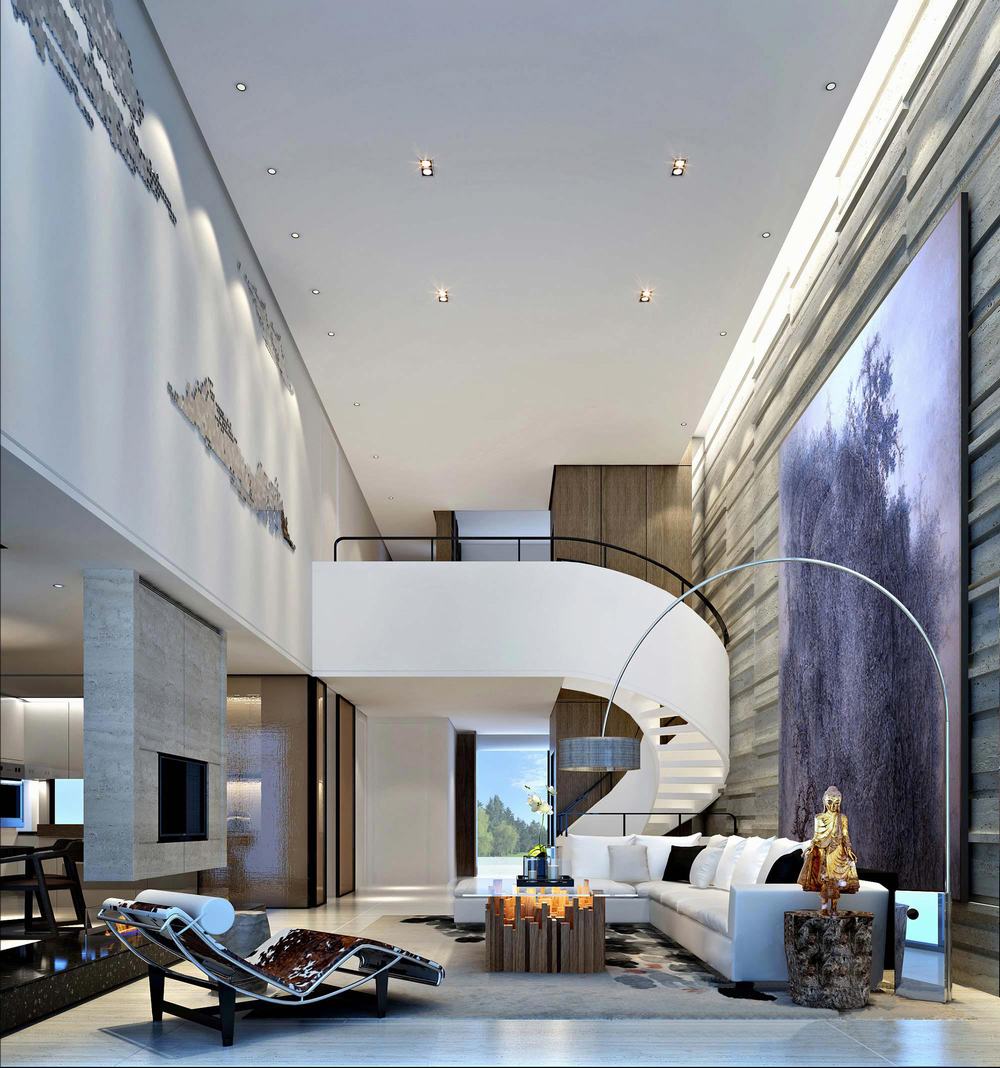 家装室内设计现代风格全套效果图,家装2020效果图欧式